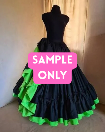Custom-made Circular Practice Skirt (Falda de Ensayo)
